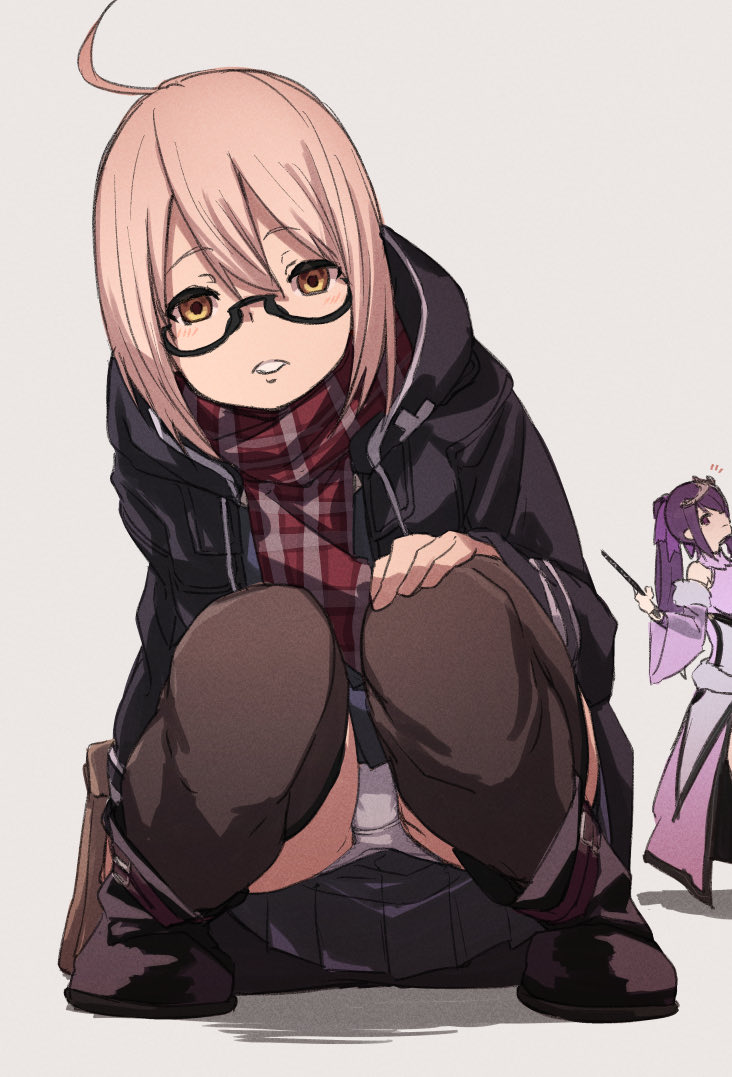 artoria pendragon, scathach, scathach skadi, and mysterious heroine x alter (fate and 1 more) drawn by fu-ta