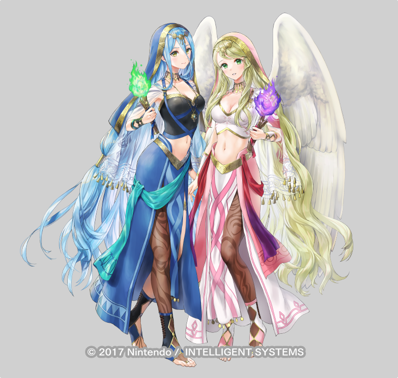 azura and leanne (fire emblem and 3 more) drawn by kaya8