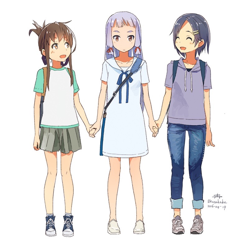 inazuma, murakumo, and kuroshio (kantai collection) drawn by kusakabe_(kusakabeworks)
