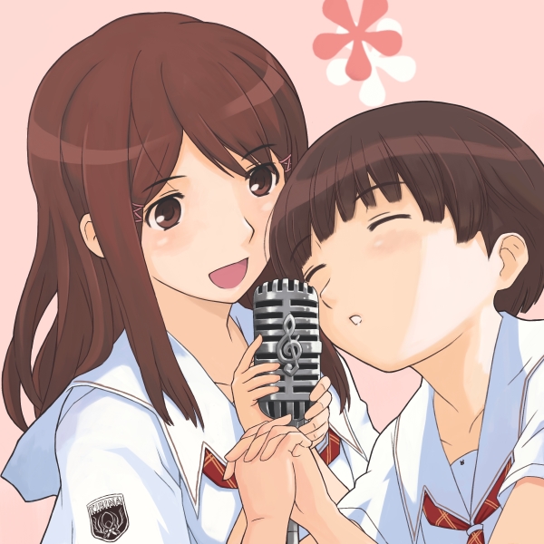 hoshino yuumi and satonaka narumi (kimi kiss) drawn by imo_works