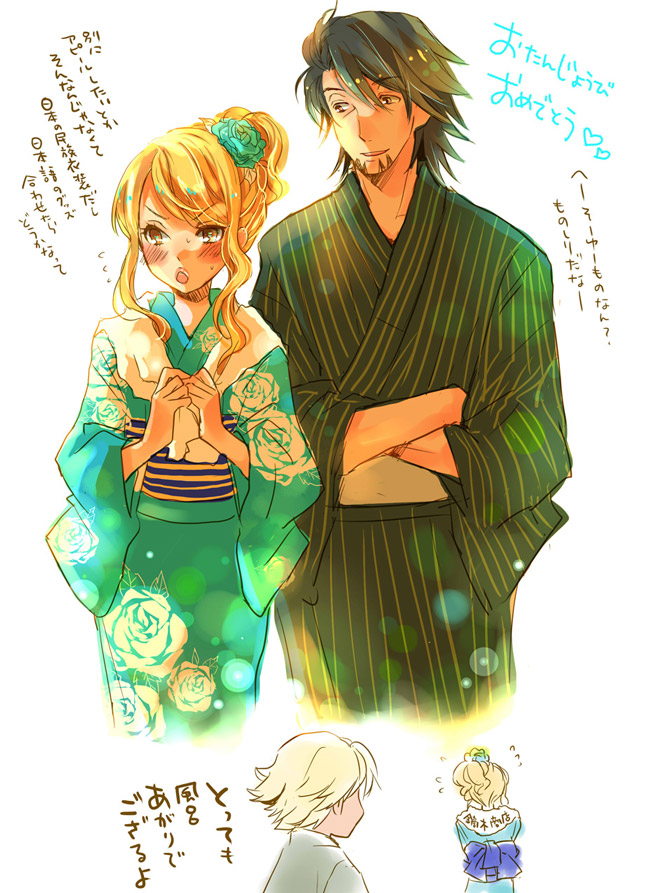 barnaby brooks jr., kaburagi t. kotetsu, ivan karelin, and karina lyle (tiger & bunny) drawn by miyahara_ruri