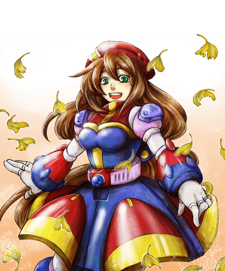 iris (mega man and 2 more) drawn by katsuno