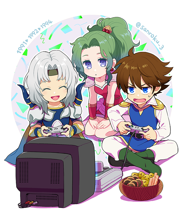 terra branford, bartz klauser, paladin, and cecil harvey (final fantasy and 4 more) drawn by sanroku_3