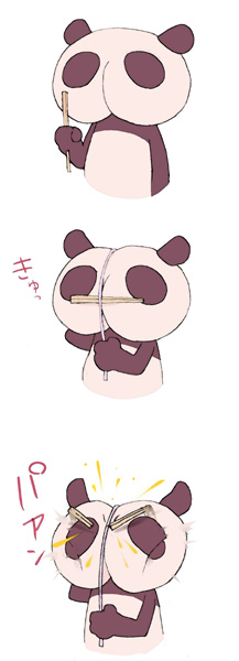 shiri panda (original) drawn by nakashima_(middle_earth)