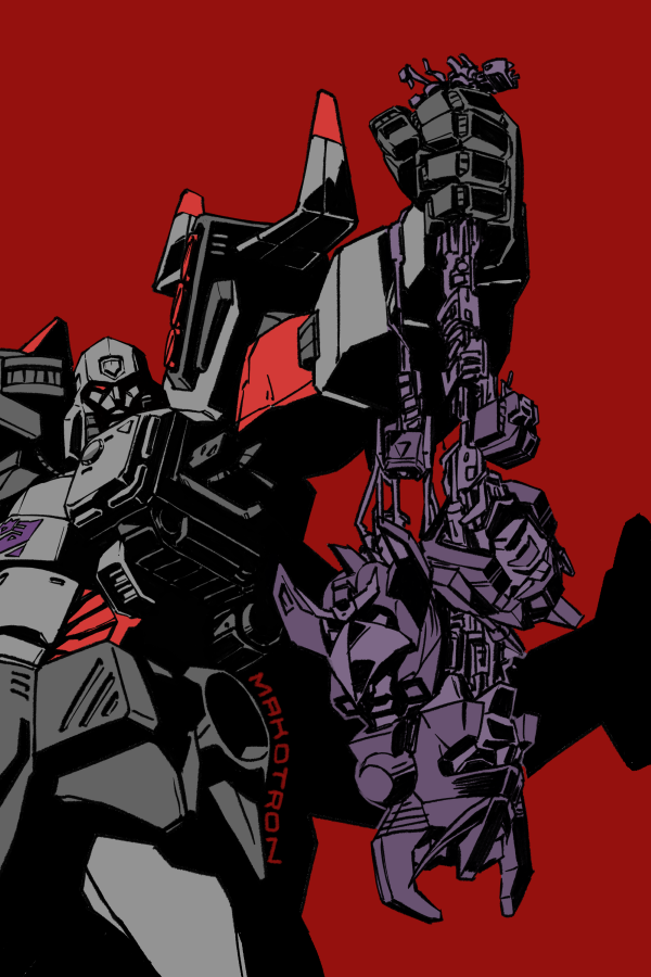 megatron, starscream, shockwave, deathsaurus, super megatron, and 1 more (transformers and 5 more) drawn by makoto_ono