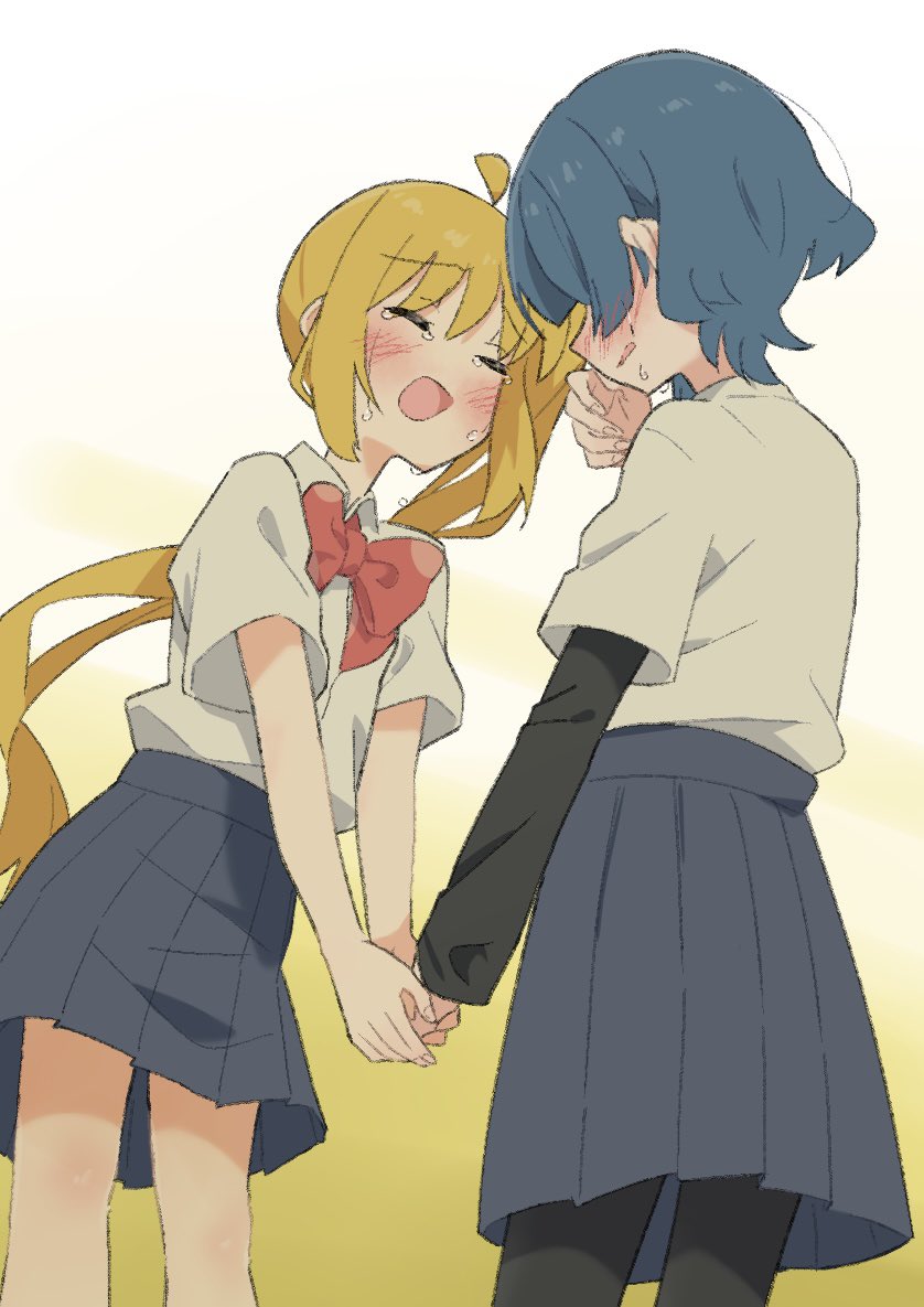 ijichi nijika and yamada ryo (bocchi the rock!) drawn by look4_osagashi