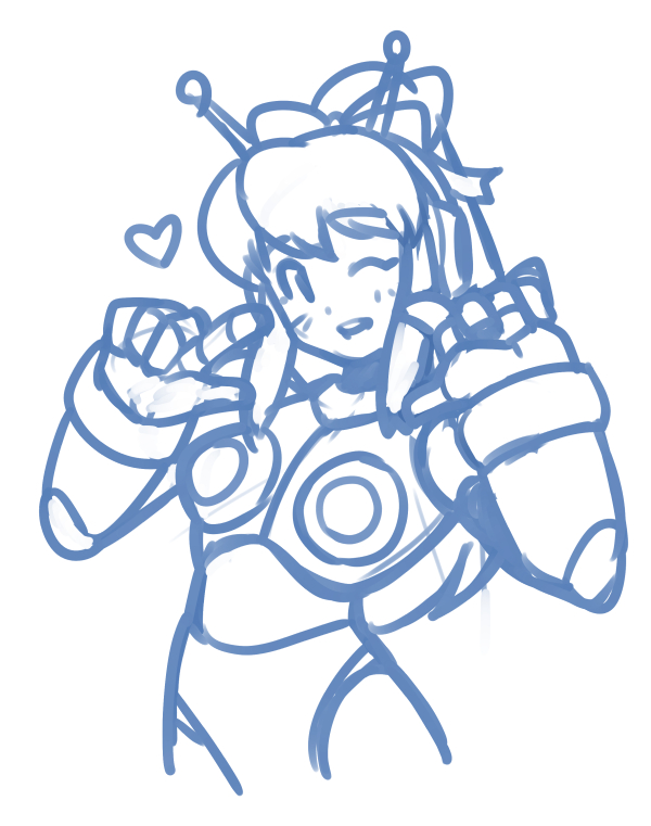 roll and hyper roll (mega man and 1 more) drawn by hypericum_(mppv1862)