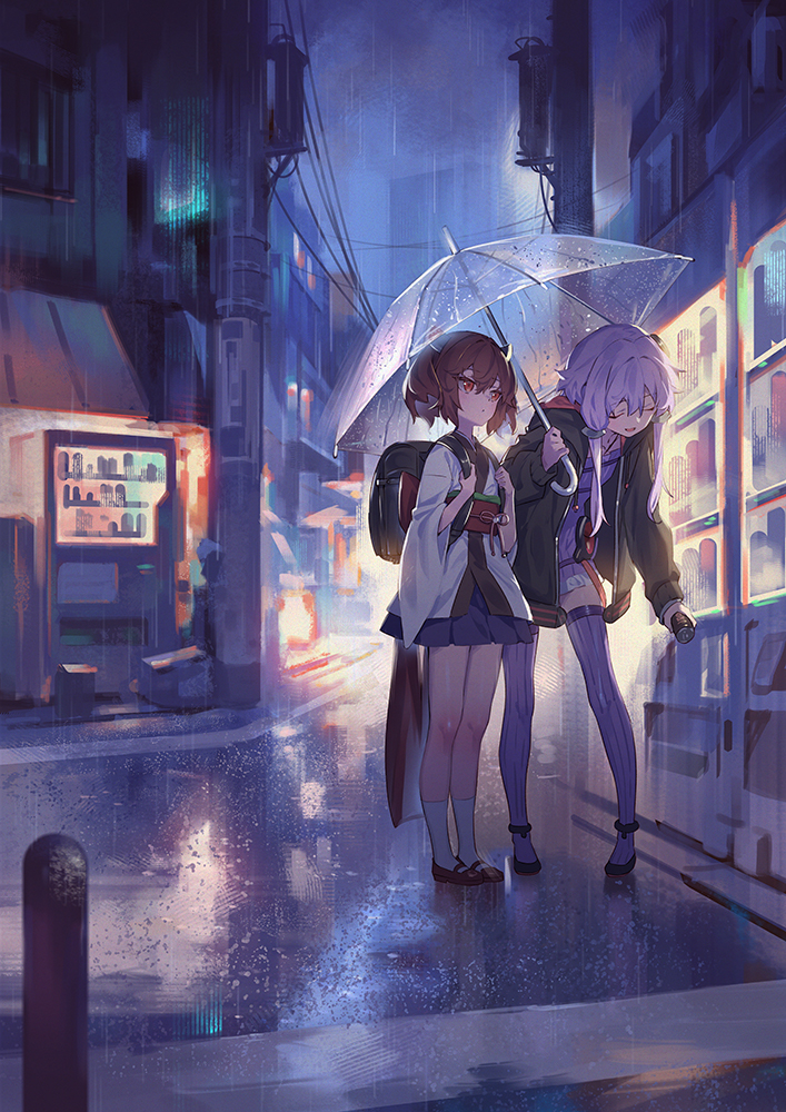 yuzuki yukari and touhoku kiritan (vocaloid and 1 more) drawn by yamamomo_(plank)