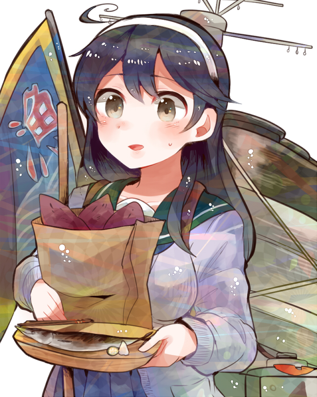 ushio and ushio kai ni (kantai collection) drawn by itomugi-kun