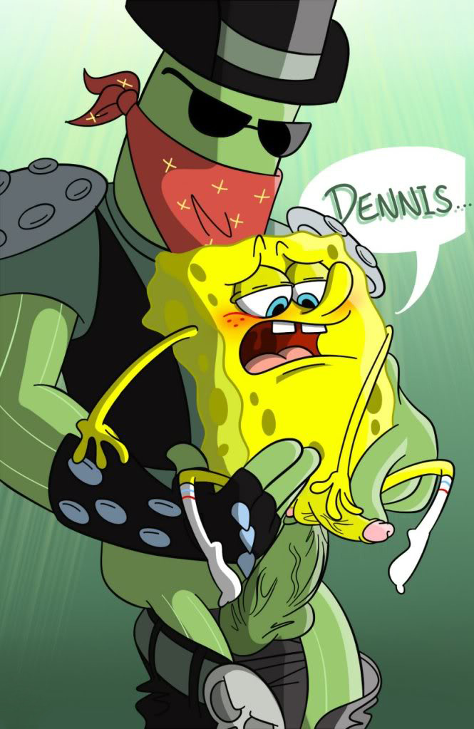 spongebob squarepants and dennis (spongebob squarepants) drawn by yellowcephalopod