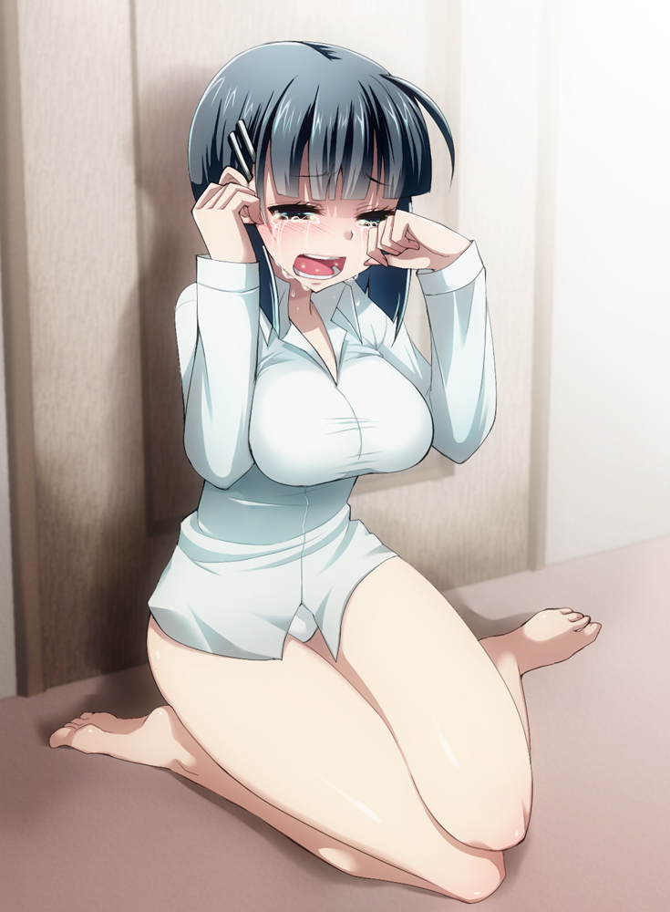 kirigaya suguha (sword art online) drawn by emappo