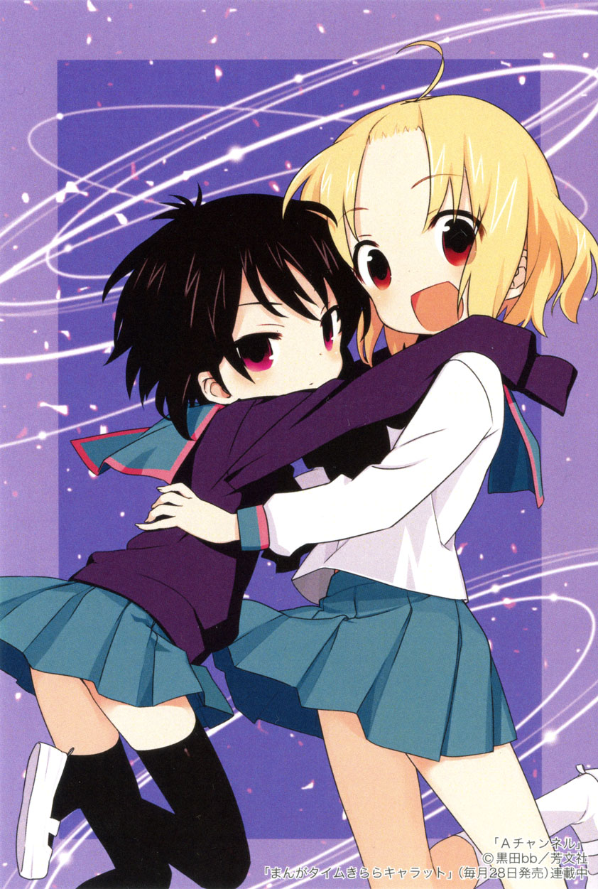 ichii tooru and momoki run (a channel) drawn by kuroda_bb