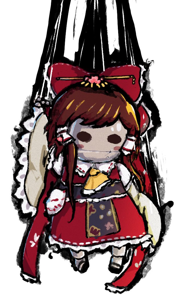 hakurei reimu (touhou and 1 more) drawn by konotori_kusuko