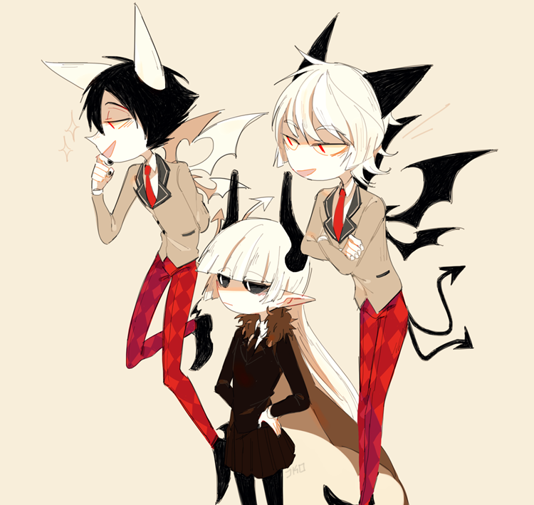 kcalb, ater, and arbus (funamusea and 1 more) drawn by sakiroll