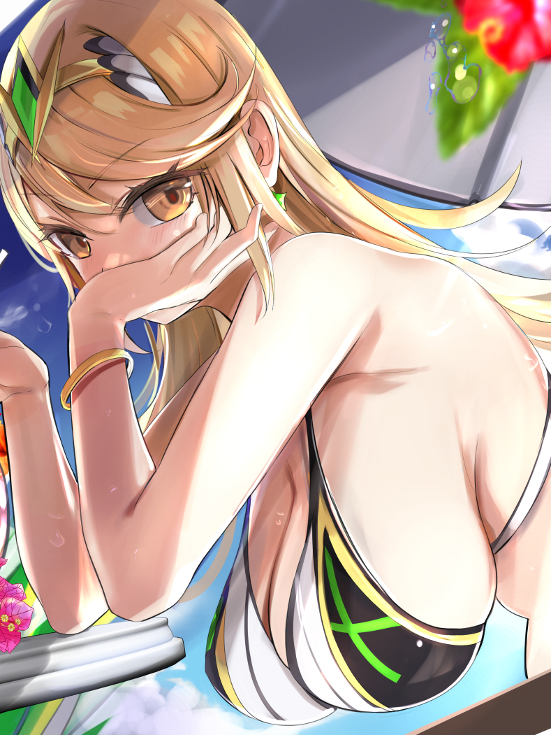 mythra (xenoblade chronicles and 2 more) drawn by tomas_(kaosu22)