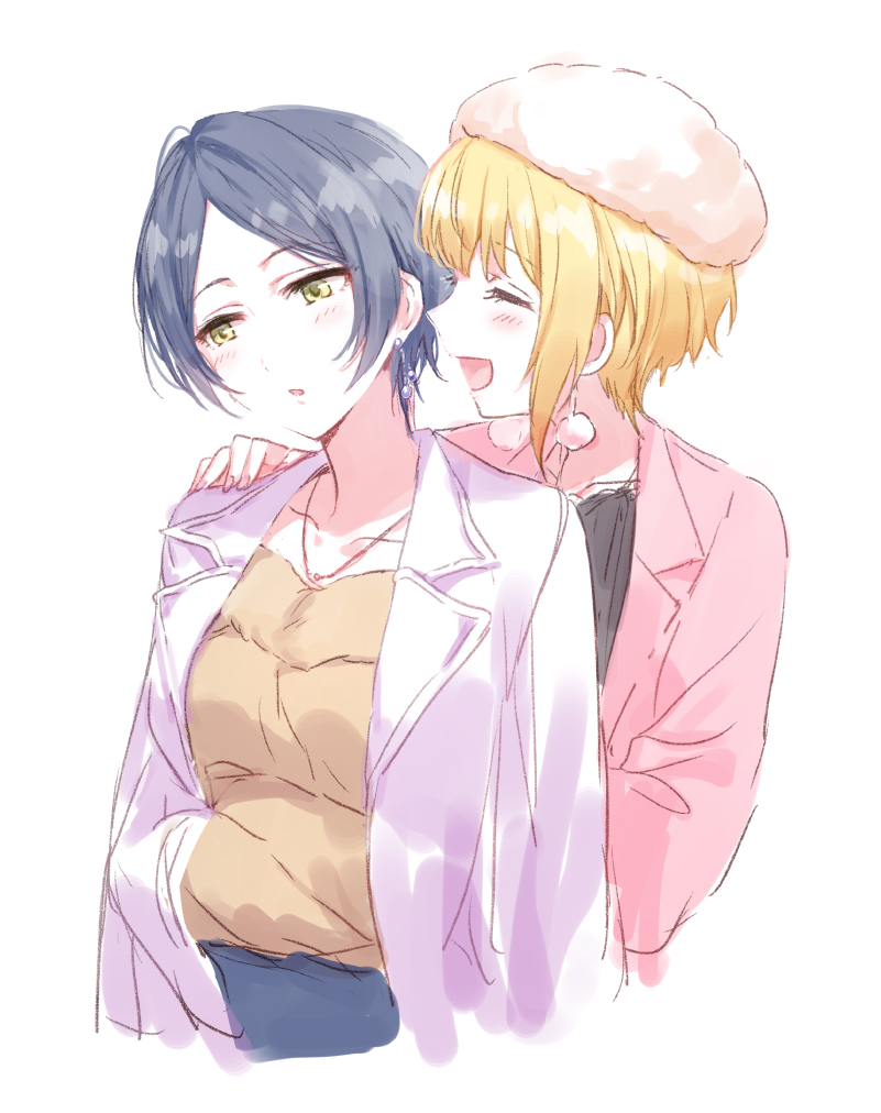 hayami kanade and miyamoto frederica (idolmaster and 1 more) drawn by romi_(346_ura)