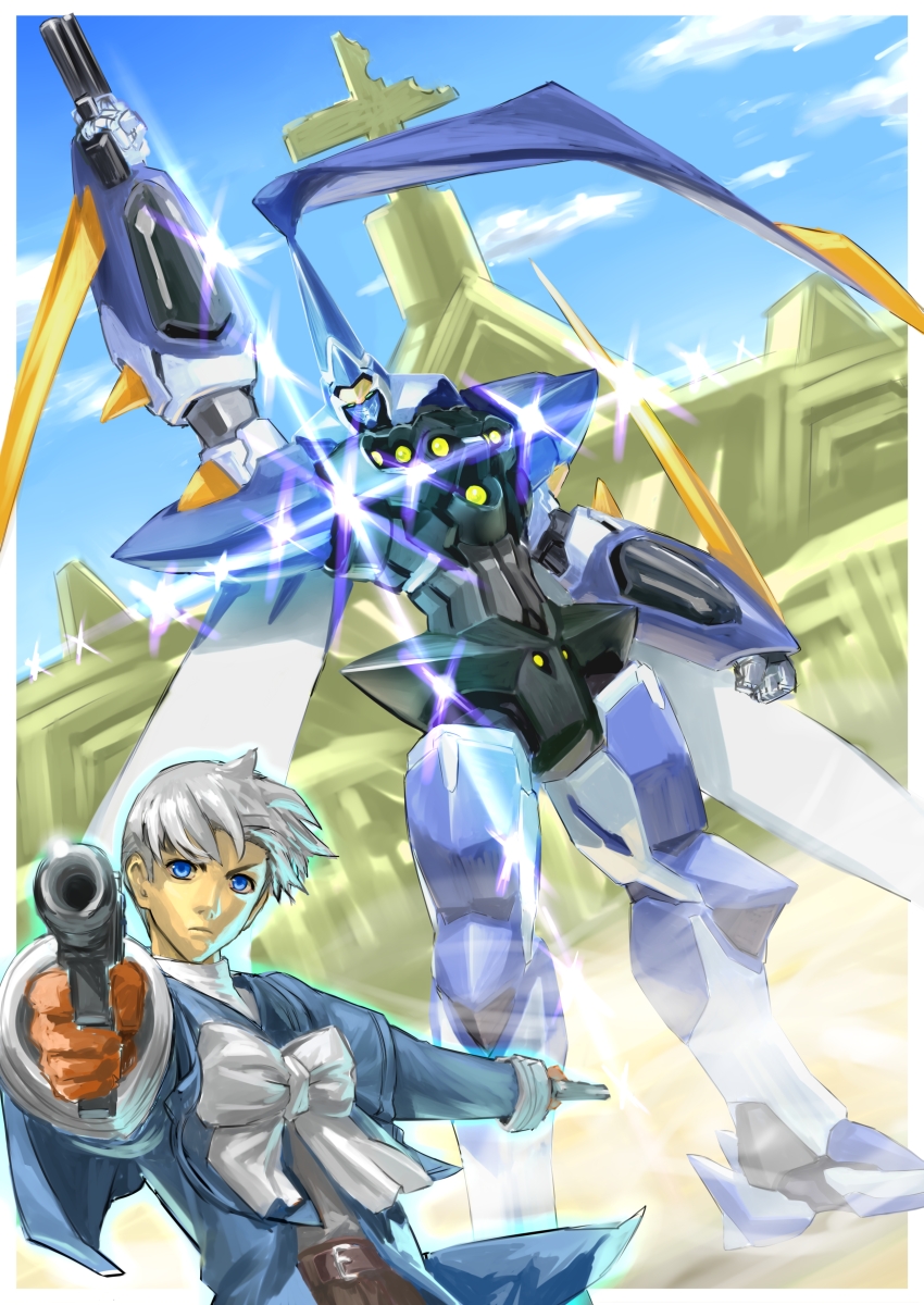 billy lee black and renmazuo (xenogears) drawn by urara_(urara-nya)