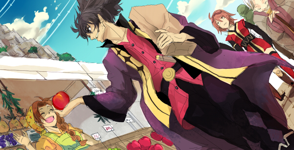 rita mordio and raven (tales of and 1 more) drawn by chia