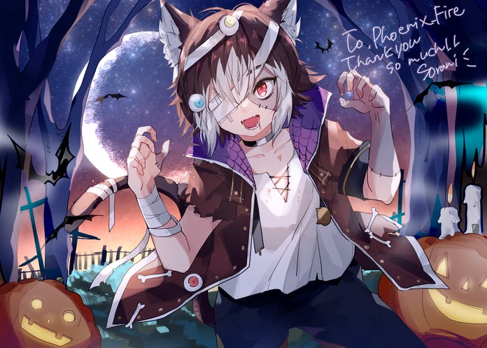 nephico (indie virtual youtuber) drawn by sorani_(kaeru0768)