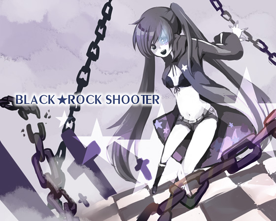black rock shooter (black rock shooter) drawn by macino