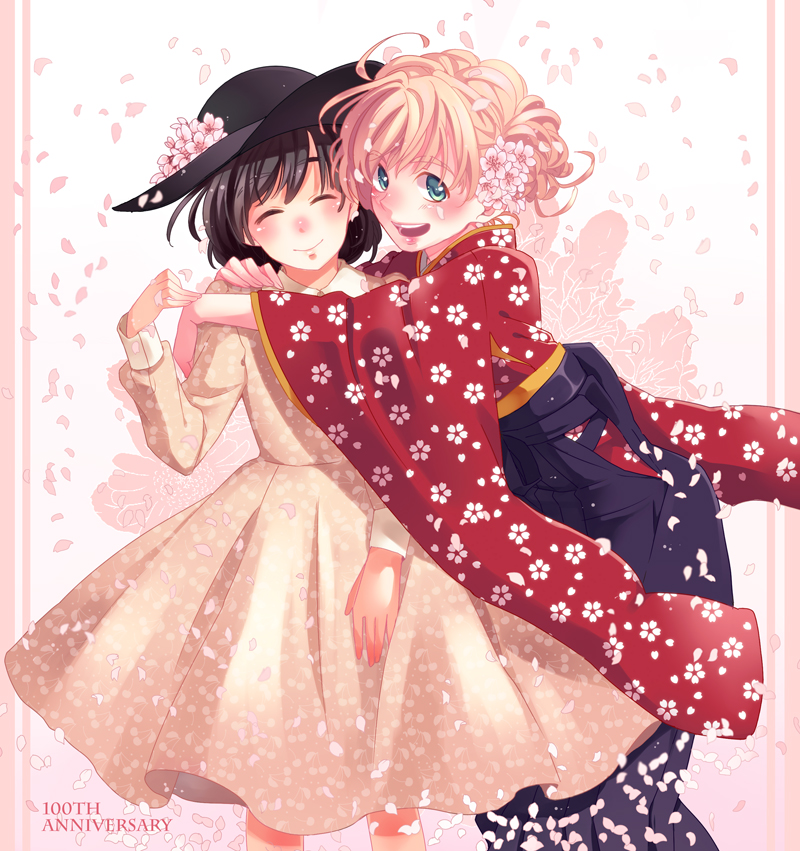 america and japan (axis powers hetalia) drawn by mi_(saba-saba)