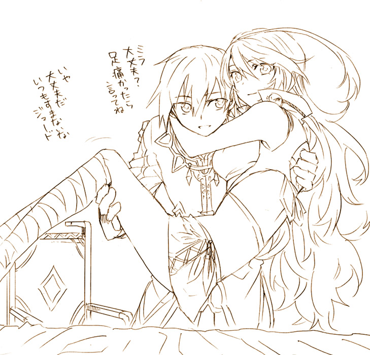 milla maxwell and jude mathis (tales of and 1 more) drawn by sinaooo