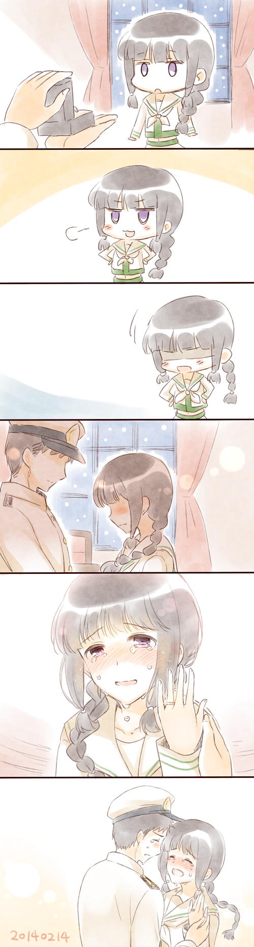 admiral, kitakami, and kitakami kai ni (kantai collection) drawn by komi_zumiko