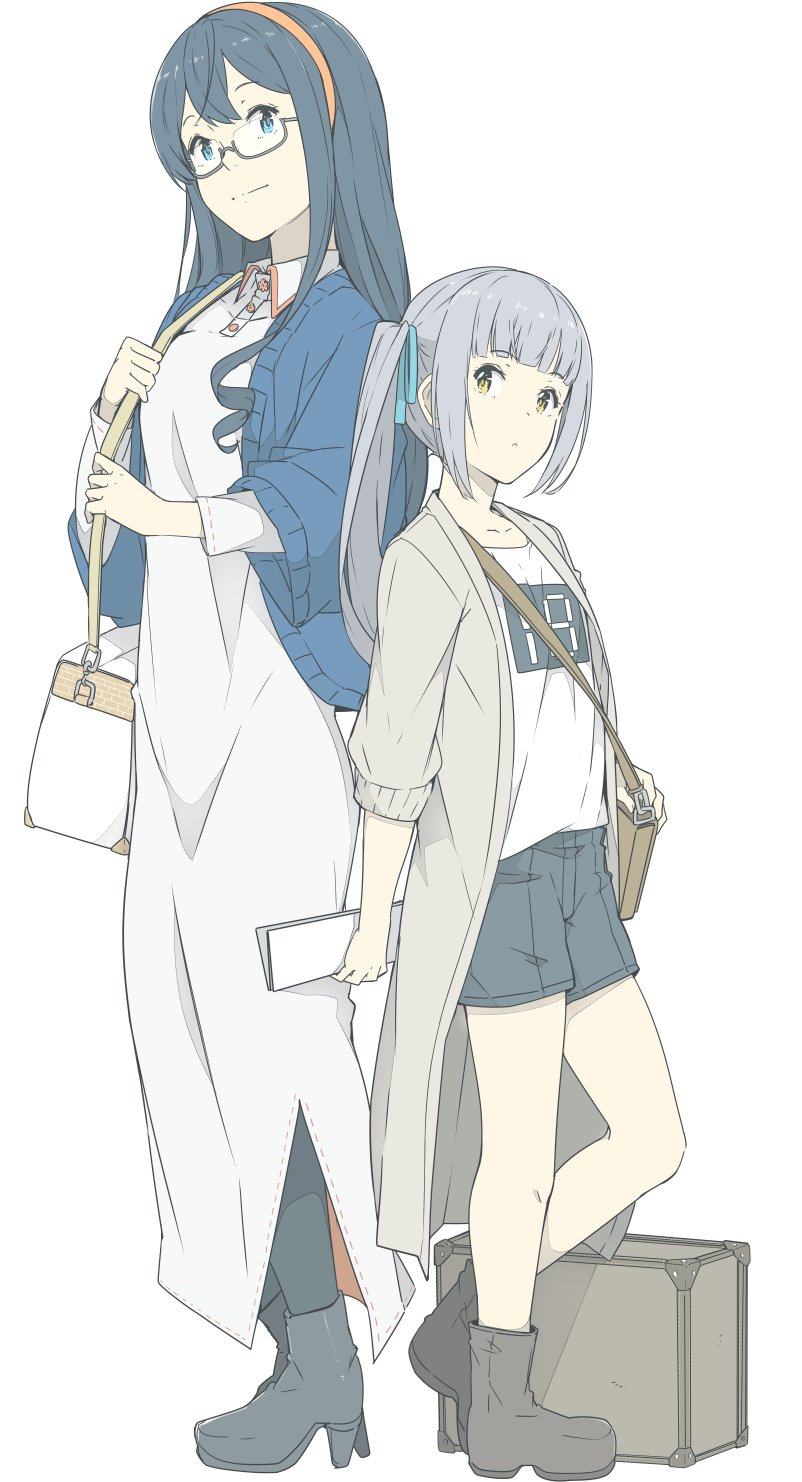 ooyodo and kasumi (kantai collection) drawn by ninimo_nimo