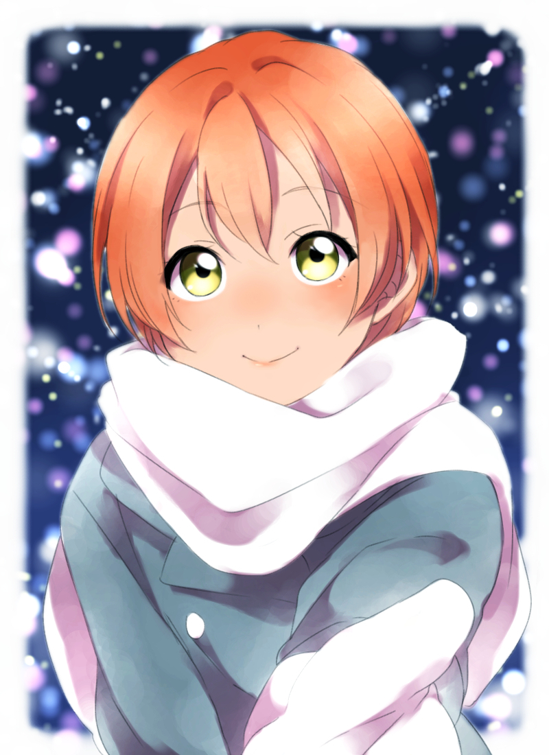 hoshizora rin (love live! and 1 more) drawn by sekina