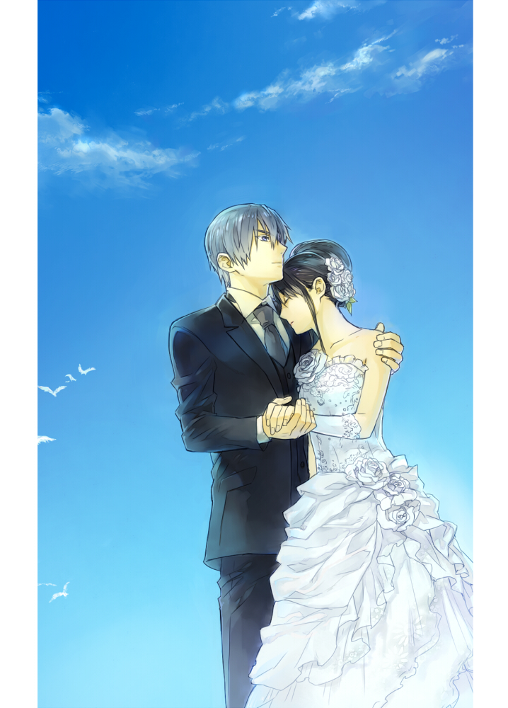 himeno mikoto and himuro hitoshi (kaii shoukougun) drawn by rh0012