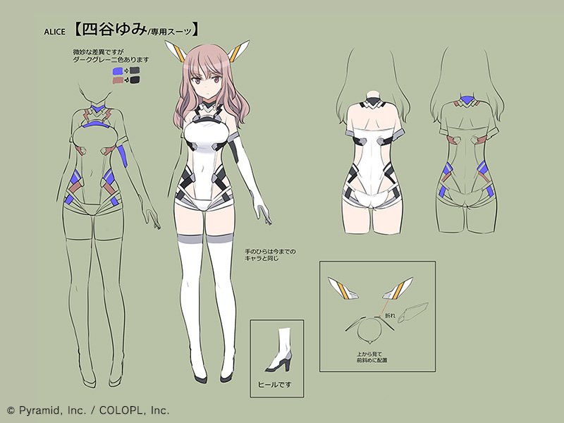 yotsuya yumi (alice gear aegis) drawn by shimada_fumikane
