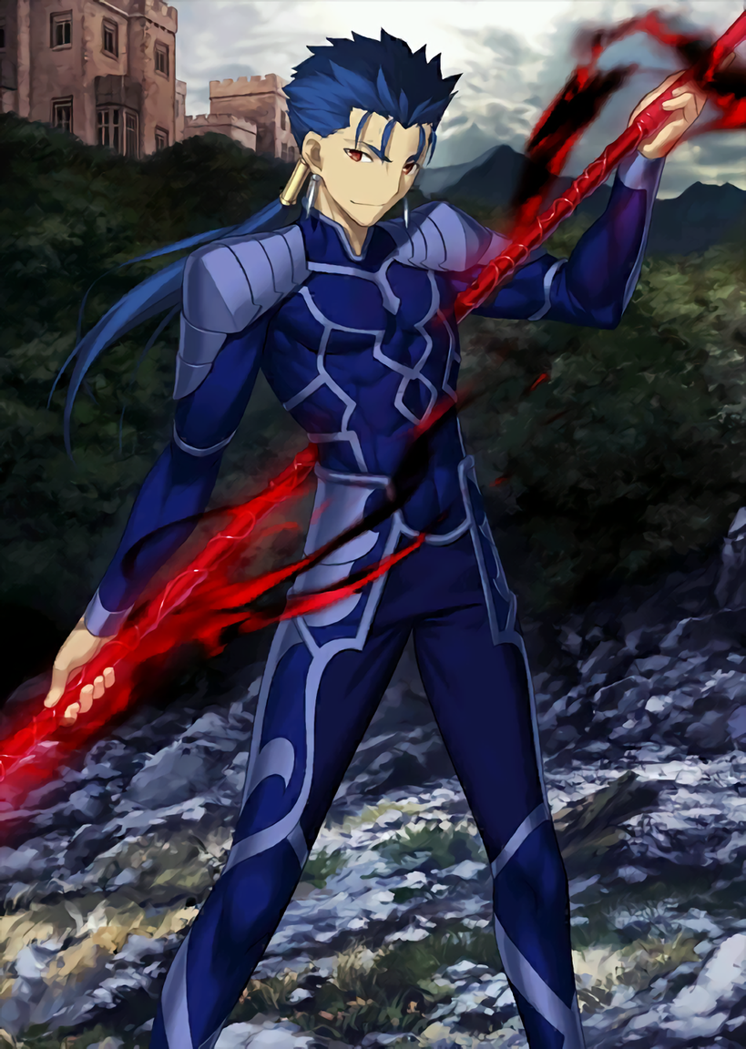 cu chulainn (fate and 1 more) drawn by takeuchi_takashi