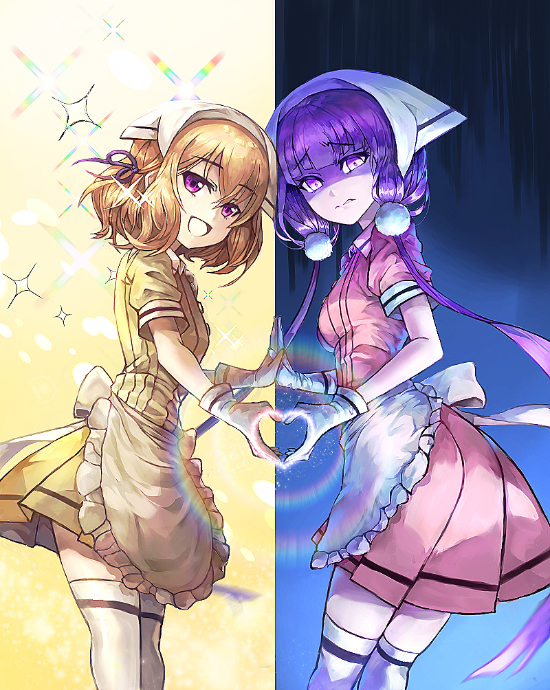 sakuranomiya maika and hoshikawa mafuyu (blend s) drawn by dawito
