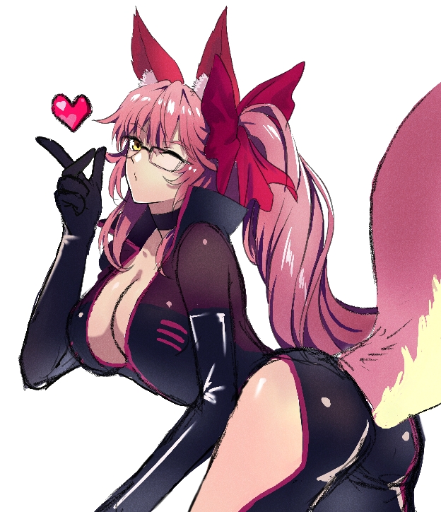 tamamo and koyanskaya (fate and 1 more) drawn by lysh