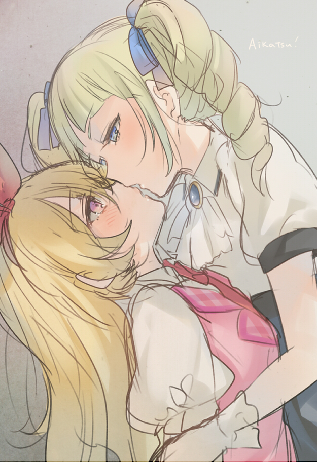 hoshimiya ichigo and todo yurika (aikatsu!) drawn by kippu