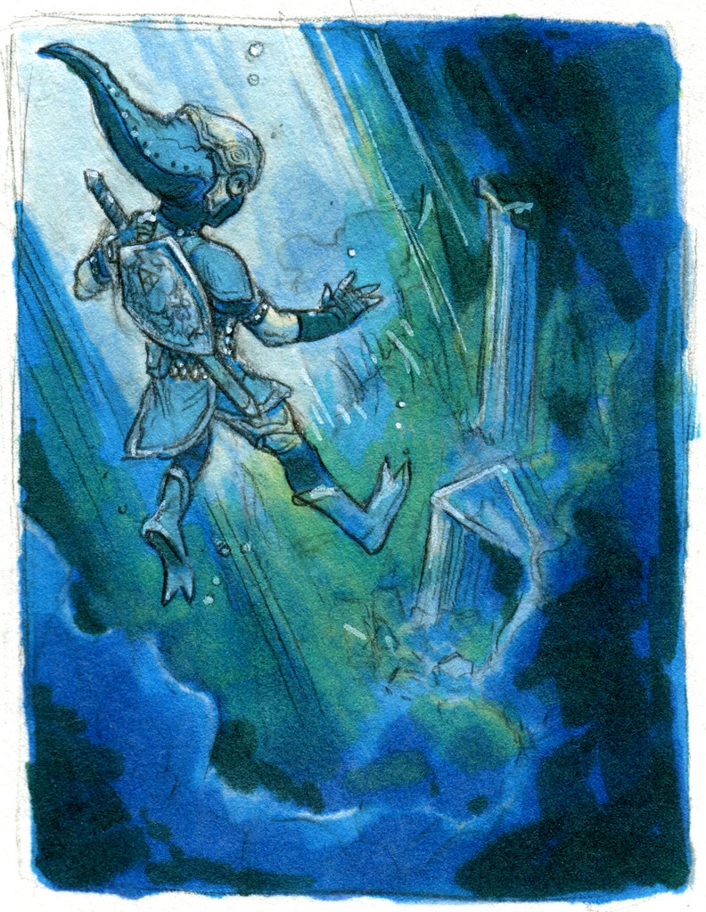 link (the legend of zelda and 1 more) drawn by rvsa