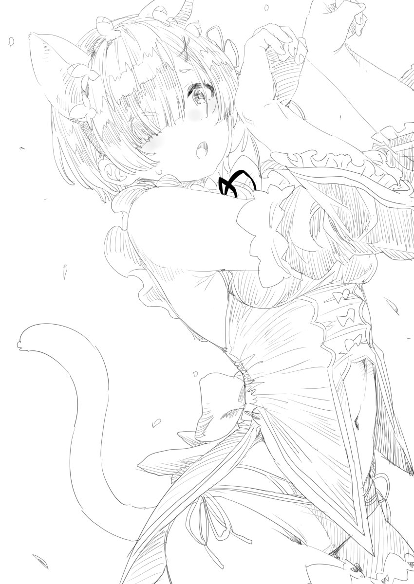 rem (re:zero kara hajimeru isekai seikatsu) drawn by goshiki_suzu
