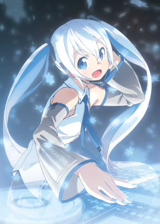hatsune miku and yuki miku (vocaloid) drawn by kanzaki_hiro