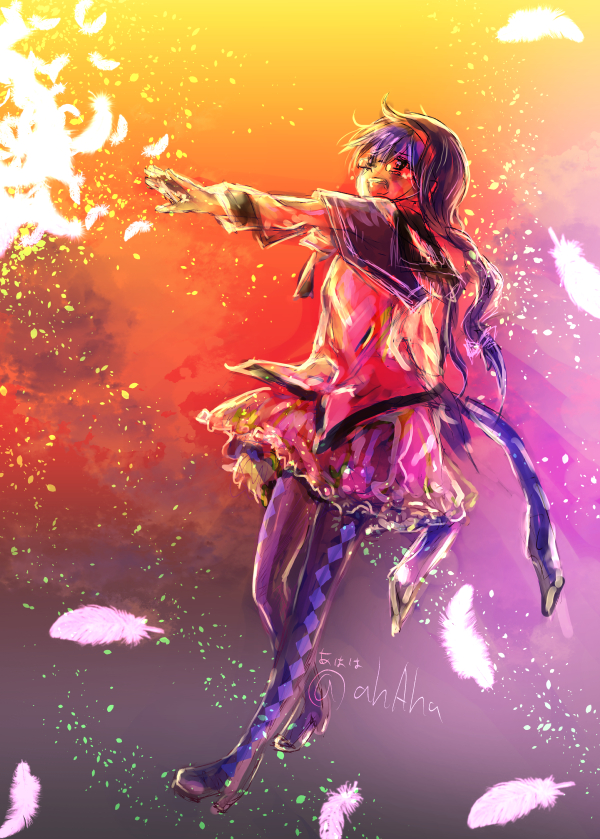 akemi homura (mahou shoujo madoka magica) drawn by ego6