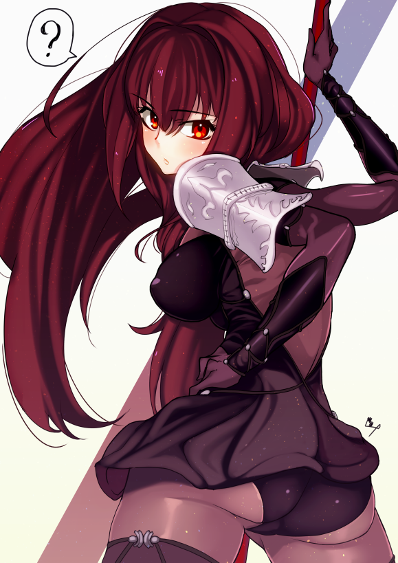 scathach (fate and 1 more) drawn by muu_(d-muu)