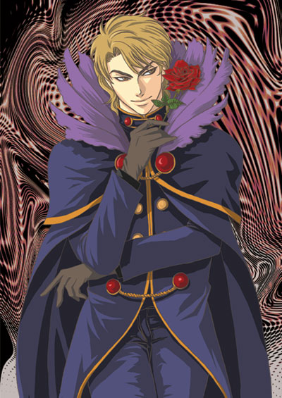 dio brando (jojo no kimyou na bouken and 1 more) drawn by lullva