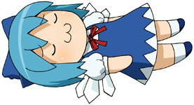 cirno, teruyof, and aramaki scaltinof (touhou and 1 more) drawn by maso_(ascii_art)