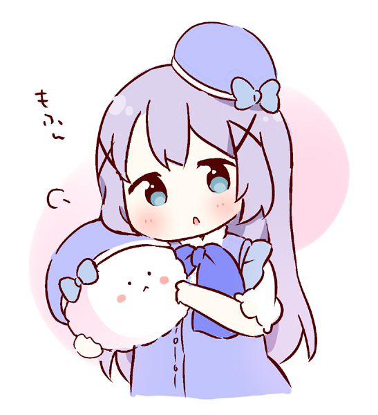 kafuu chino and tippy (gochuumon wa usagi desu ka?) drawn by saku_usako_(rabbit)