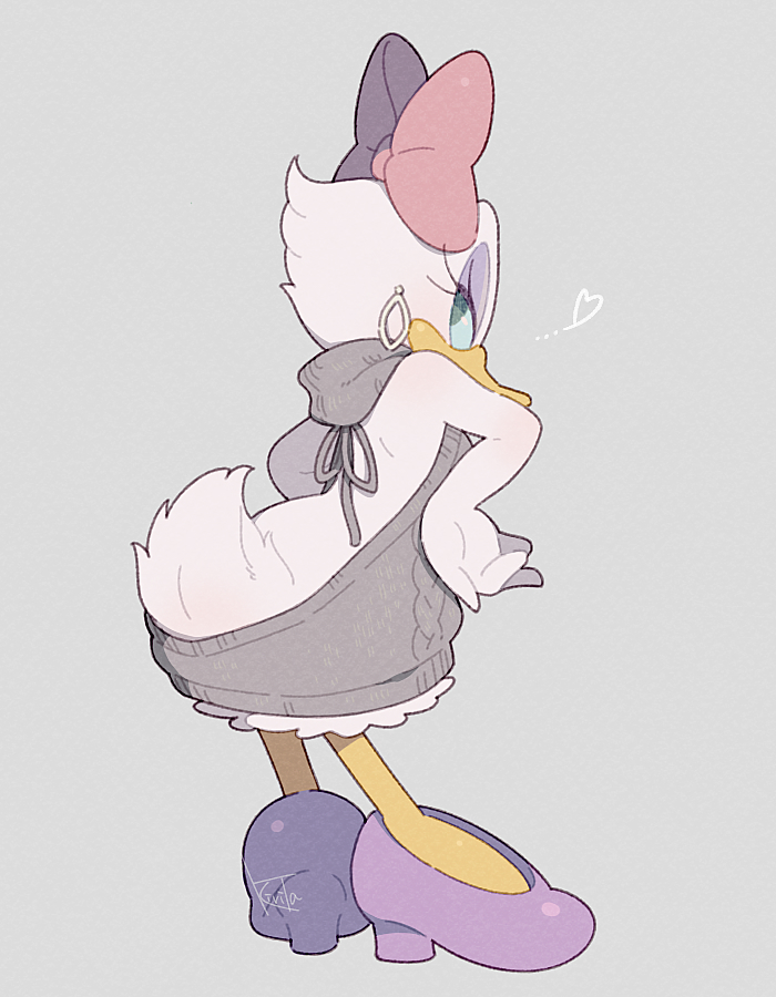 daisy duck (mickey mouse & friends) drawn by kiri_futoshi