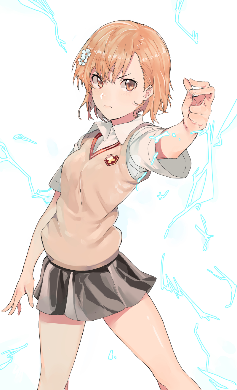 misaka mikoto (toaru majutsu no index and 1 more) drawn by pinch_(nesume)