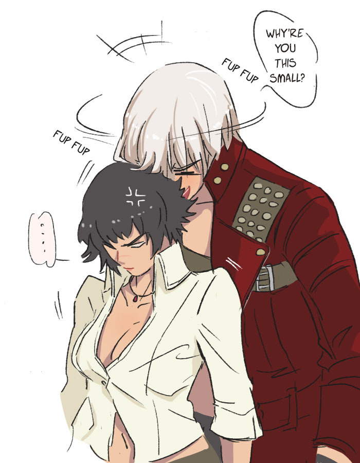 dante and lady (devil may cry and 1 more) drawn by jumpoon