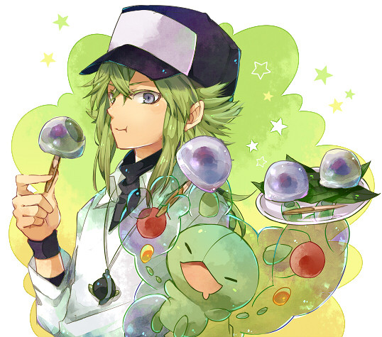 n and reuniclus (pokemon and 1 more) drawn by rinne_(pixiv)