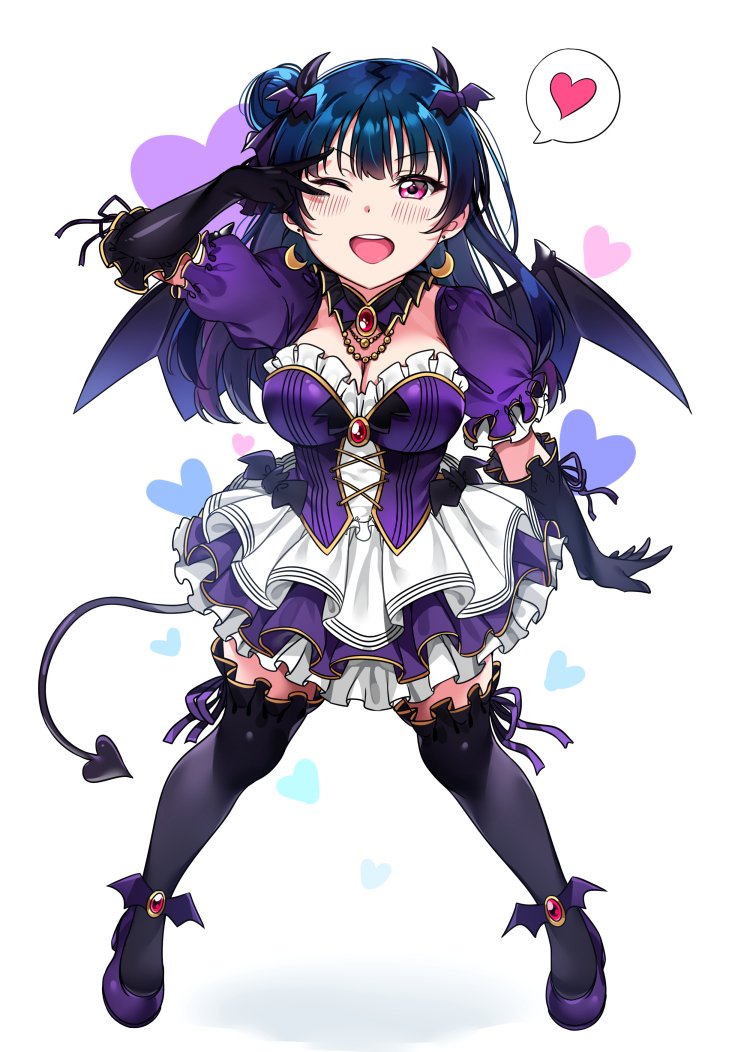 tsushima yoshiko (love live! and 1 more) drawn by tem10