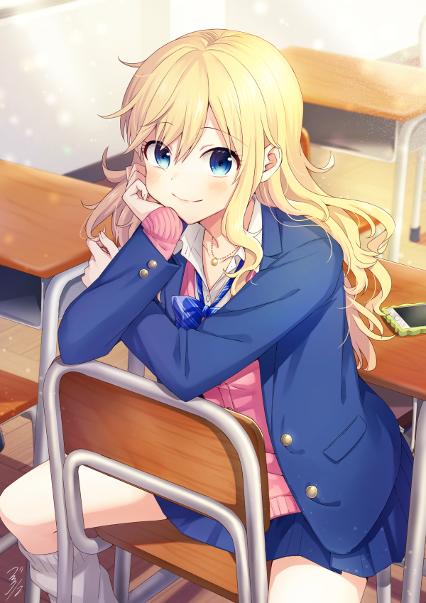 ohtsuki yui (idolmaster and 2 more) drawn by bekkourico