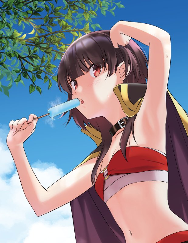 megumin (kono subarashii sekai ni shukufuku wo!) drawn by taromarun